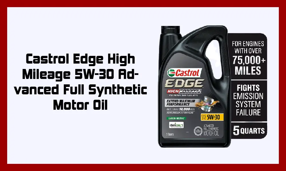 Castrol Edge High Mileage 5W-30 Advanced Full Synthetic Motor Oil