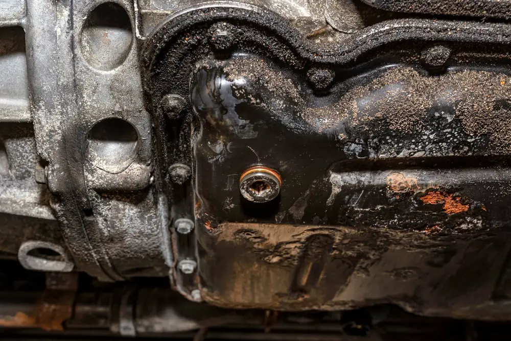 How to remove oil plan — Leaking oil gasket. 