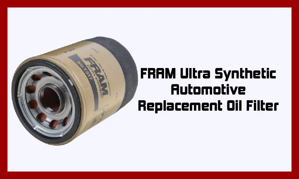 FRAM Ultra Synthetic Automotive Replacement Oil Filter