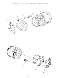 Components of an oil filter. 